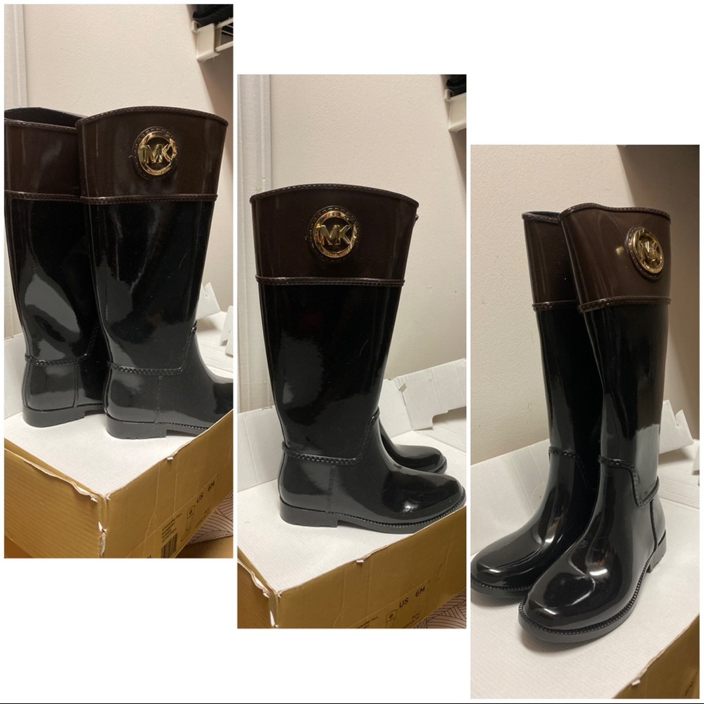 Michael Kors Two Tone Women Rainboots Sz 6